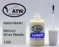 Preview: Aston-Martin, Mercury Silver Metallic, 1300: 20ml Lackstift, von ATW Autoteile West.